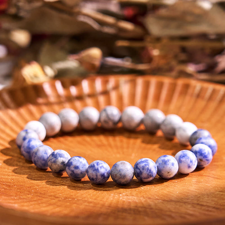 Bracciale Buddha Stones Let The Past Go Blue Series Calm Tranquility - Sodalite (circonferenza del polso: 14-16 cm) - image 17