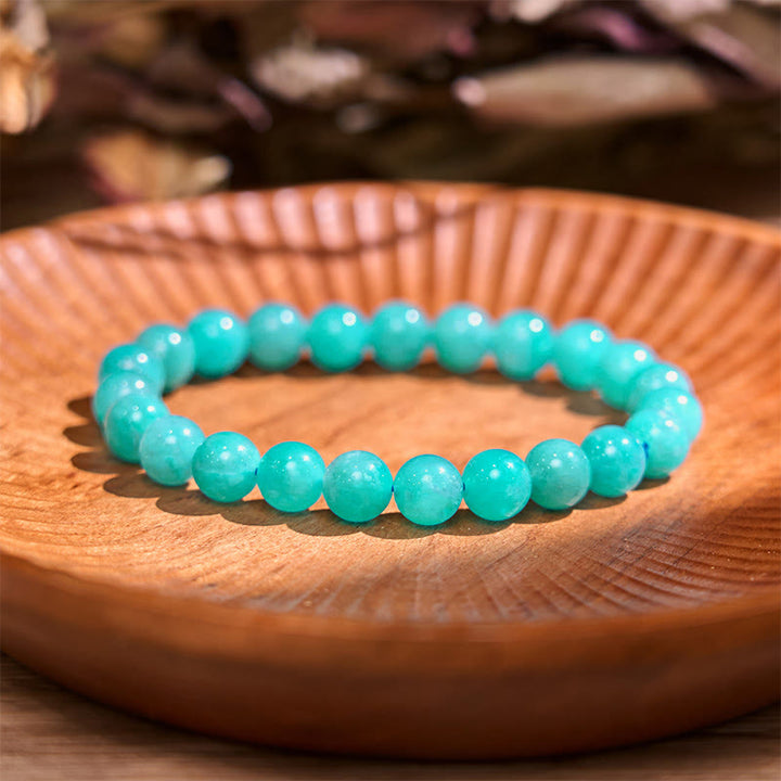 Bracciale Buddha Stones Let The Past Go Blue Series Calm Tranquility - Amazzonite (circonferenza del polso: 14-16 cm) - image 26