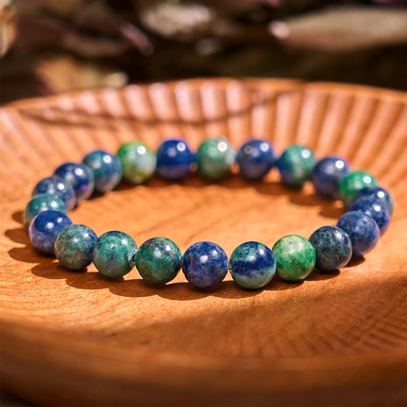 Bracciale Buddha Stones Let The Past Go Blue Series Calm Tranquility - Lazurite blu-verde (circonferenza del polso: 14-16 cm) - image 29