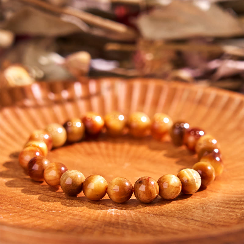 Bracciale Buddha Stones Boost Vitality Warm Color Series Positive Courage