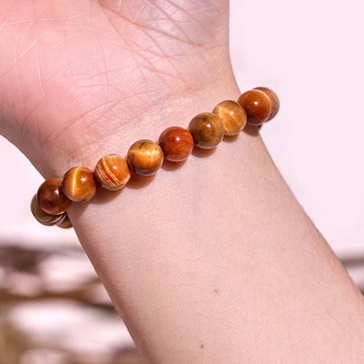Bracciale Buddha Stones Boost Vitality Warm Color Series Positive Courage