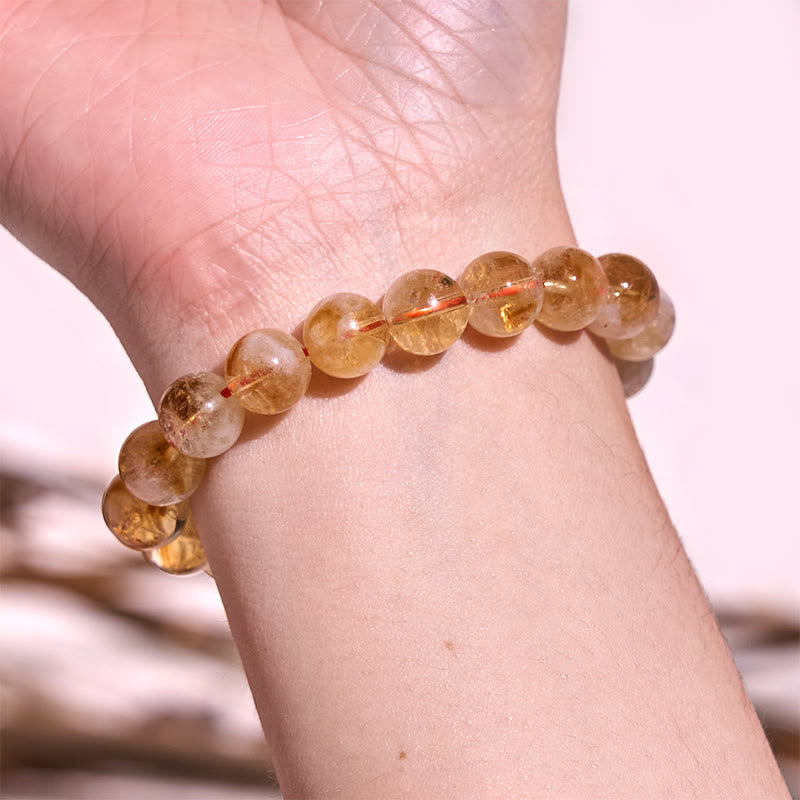 Bracciale Buddha Stones Boost Vitality Warm Color Series Positive Courage