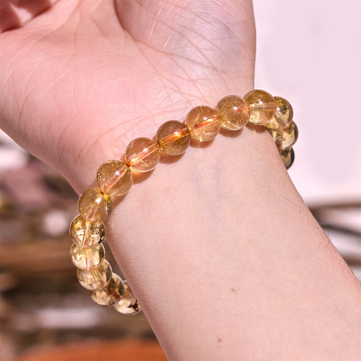 Bracciale Buddha Stones Boost Vitality Warm Color Series Positive Courage