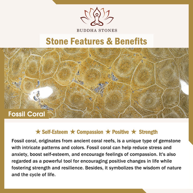 Bracciale Buddha Stones Boost Vitality Warm Color Series Positive Courage
