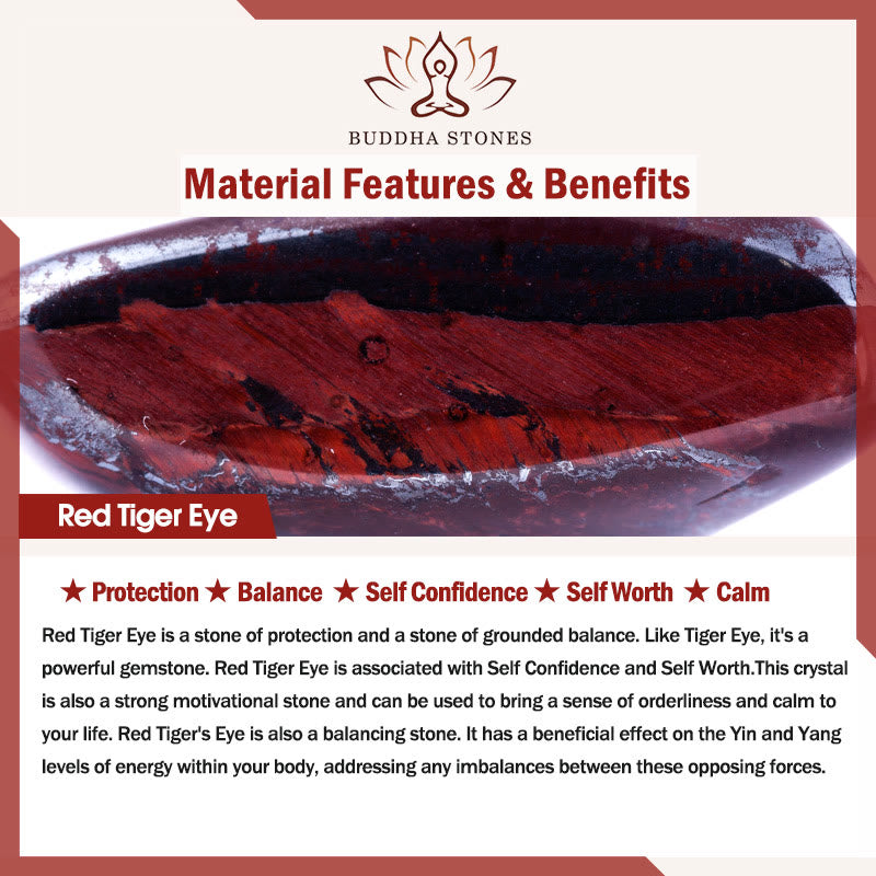 Bracciale Buddha Stones Boost Vitality Warm Color Series Positive Courage