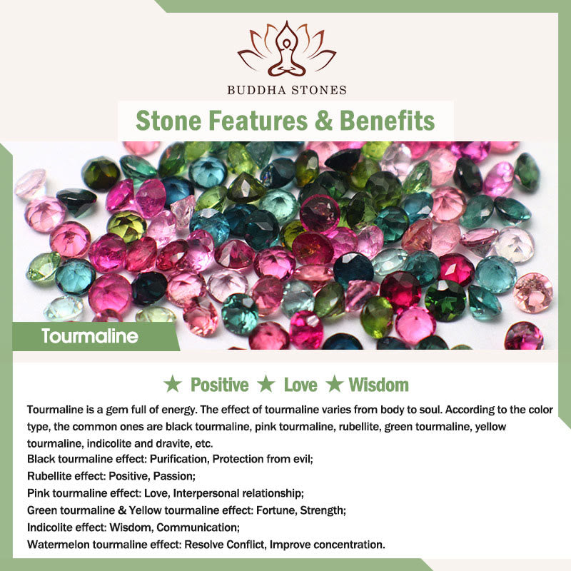 Bracciale Buddha Stones Boost Vitality Warm Color Series Positive Courage