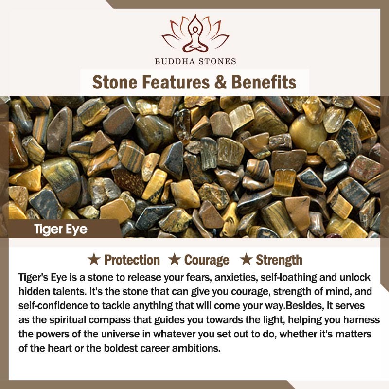 Bracciale Buddha Stones Boost Vitality Warm Color Series Positive Courage