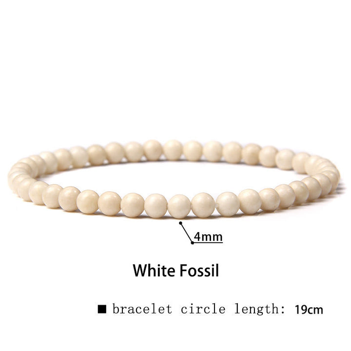 Braccialetto di guarigione con perline di cristallo di varie pietre Buddha Stones da 4 mm