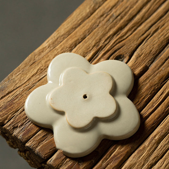 Buddha Stones, loto, fiore di ciliegio, fiore di prugna, crisantemo, bruciatore di incenso in ceramica curativo, decorazione - image 6