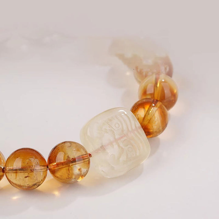 Bracciale Buddha Stones Topaz Zashi Lhamo Kindness