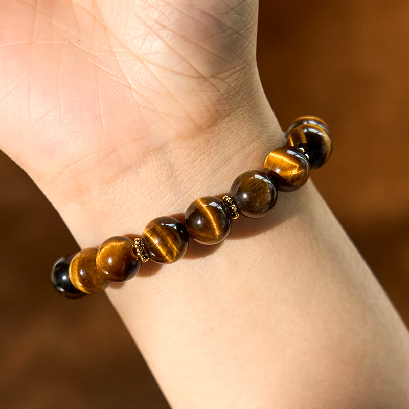 Braccialetto Buddha Stones Tiger Eye Coraggio