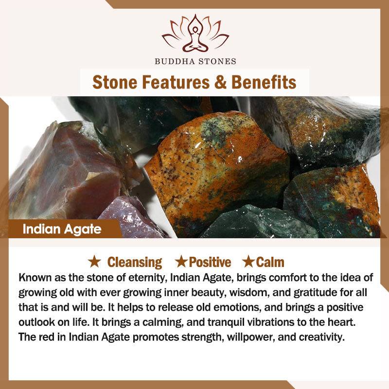 Bracciale in pelle positivo con Buddha Stones Tiger Eye Lava Rock Onyx nero Lazurite Lapislazzuli Ematite - image 19