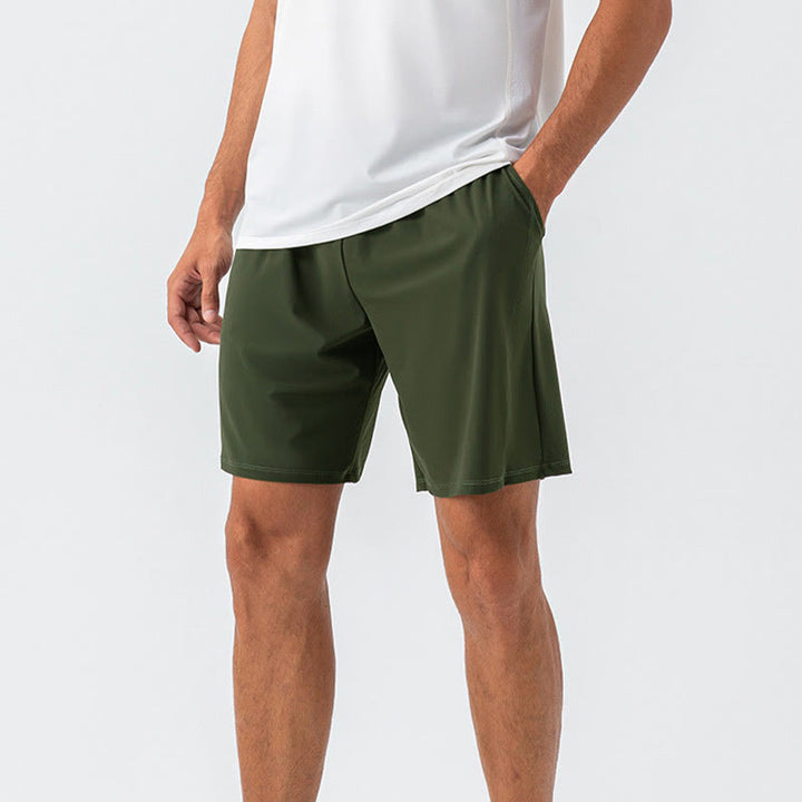 Pantaloncini sportivi da uomo Buddha Stones, casual, traspiranti, larghi, in nylon, ad asciugatura rapida, con tasche - image 22