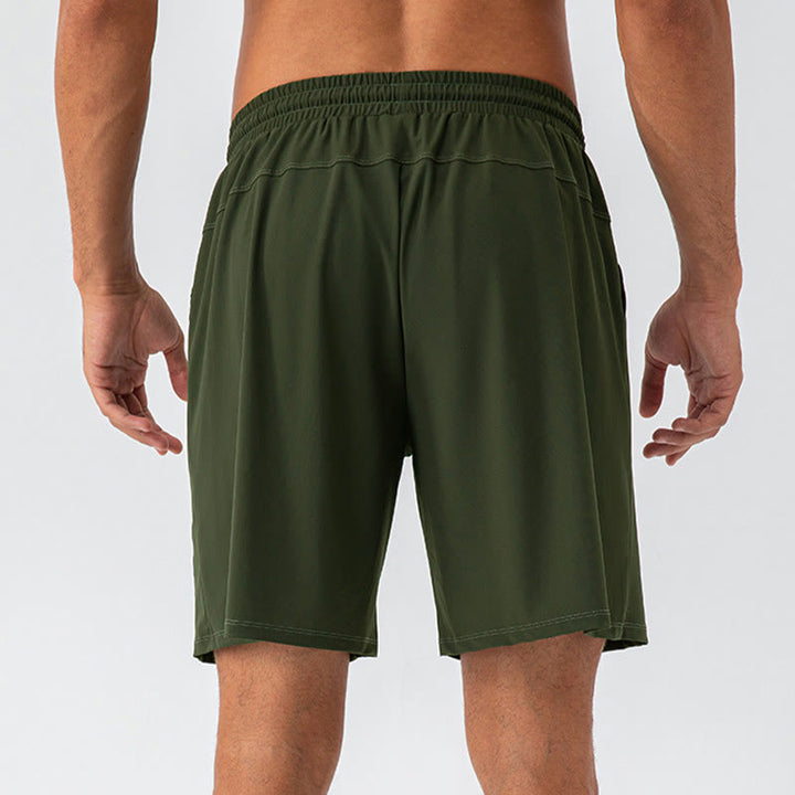 Pantaloncini sportivi da uomo Buddha Stones, casual, traspiranti, larghi, in nylon, ad asciugatura rapida, con tasche - image 19