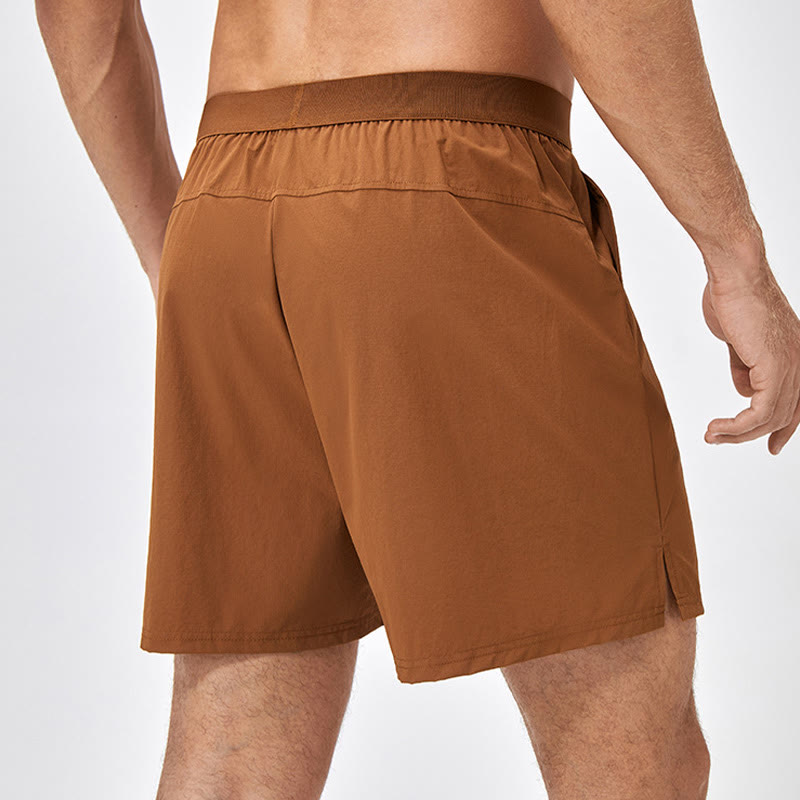 Pantaloncini sportivi casuali larghi in nylon ad asciugatura rapida da uomo Buddha Stones con tasche - image 3