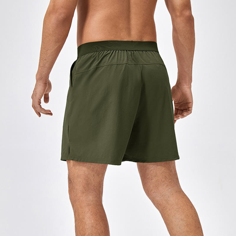 Pantaloncini sportivi casuali larghi in nylon ad asciugatura rapida da uomo Buddha Stones con tasche - image 15