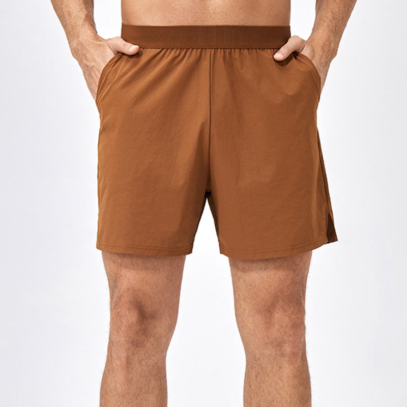 Pantaloncini sportivi casuali larghi in nylon ad asciugatura rapida da uomo Buddha Stones con tasche - image 2