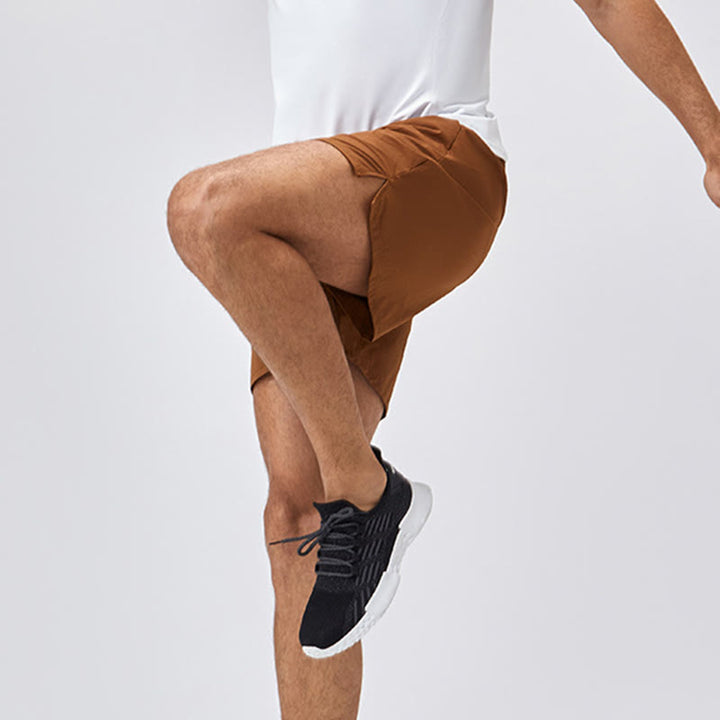 Pantaloncini sportivi casuali larghi in nylon ad asciugatura rapida da uomo Buddha Stones con tasche - image 4