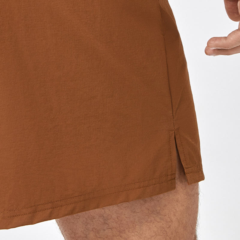 Pantaloncini sportivi casuali larghi in nylon ad asciugatura rapida da uomo Buddha Stones con tasche - image 8