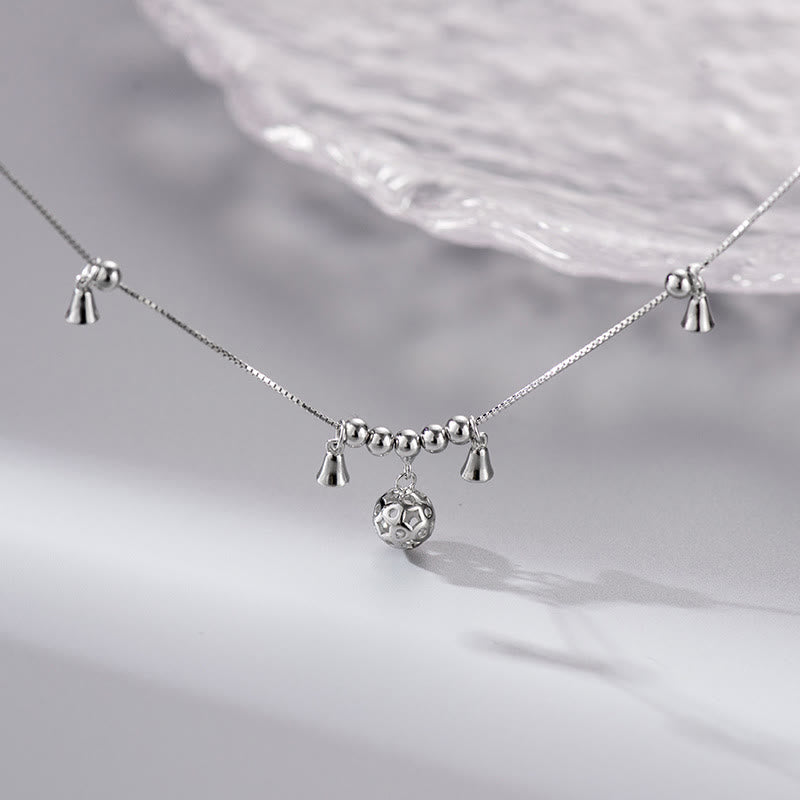 Buddha Stones 925 Sterling Silver Antiquity Bell Protection Cavigliera - image 9
