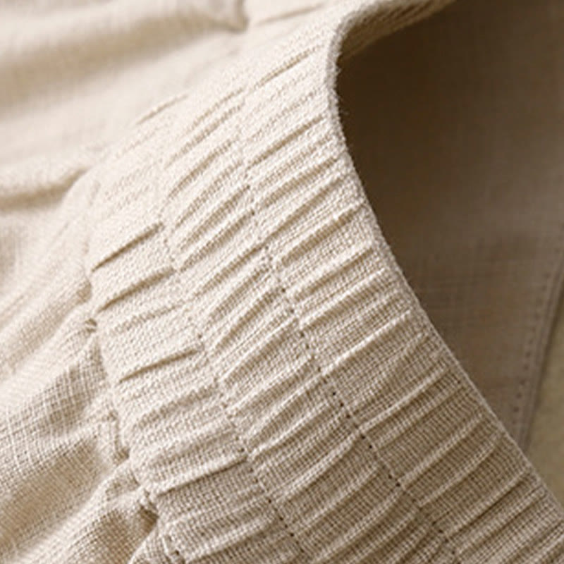 Pantaloni da donna a gamba larga con tasche e design semplice a cerniera, ispirati al modello Buddha Stones, per l'estate. - image 46