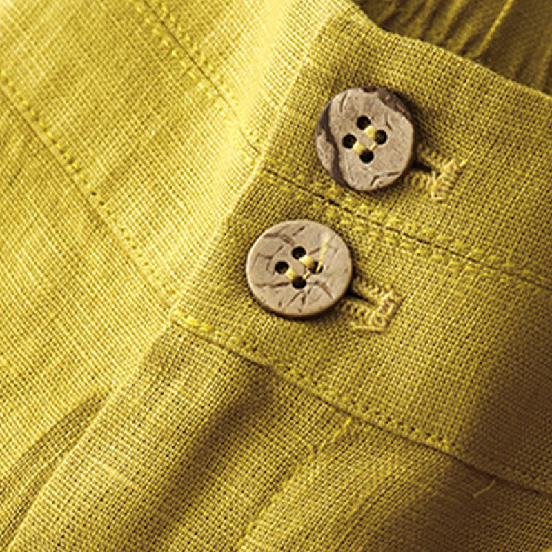 Pantaloni da donna a gamba larga con tasche e design semplice a cerniera, ispirati al modello Buddha Stones, per l'estate. - image 52
