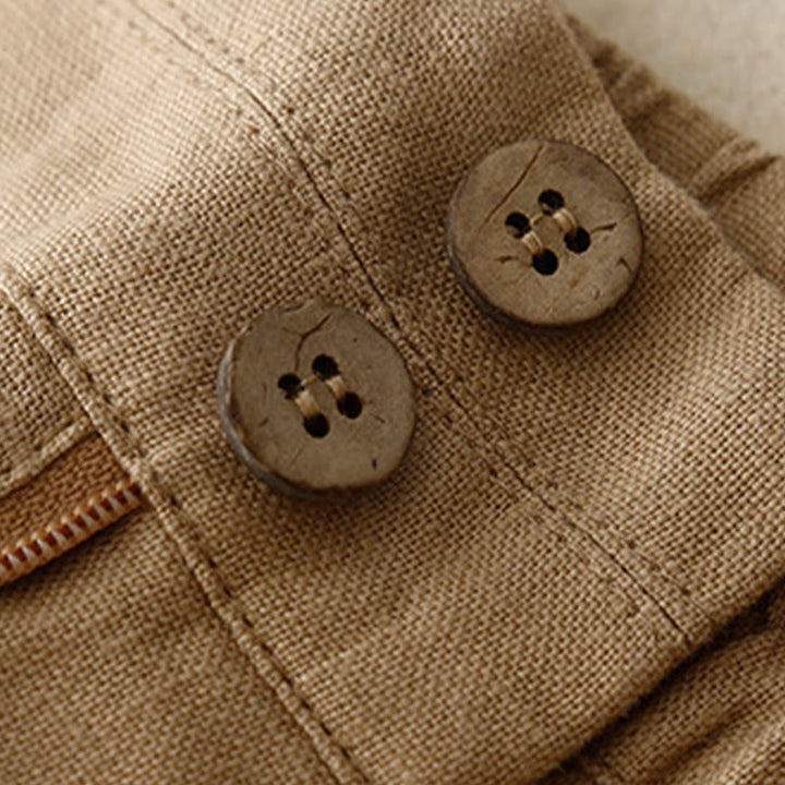 Pantaloni da donna a gamba larga con tasche e design semplice a cerniera, ispirati al modello Buddha Stones, per l'estate. - image 39