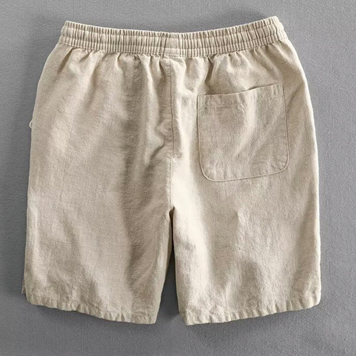 Pantaloncini da uomo in cotone con coulisse e elastico in vita con tasche Buddha Stones - image 13