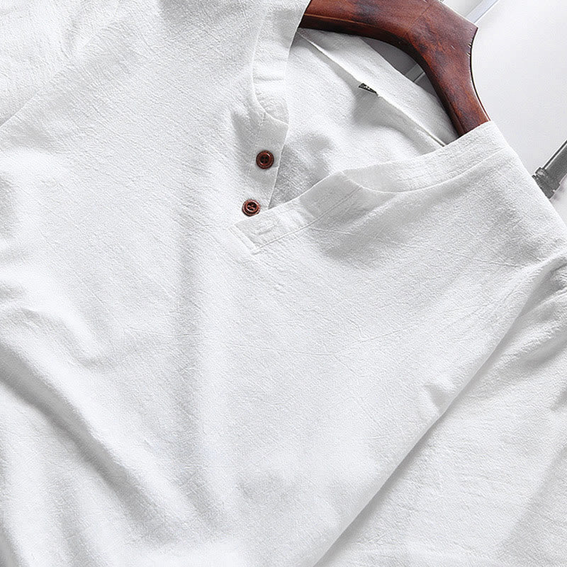 Completo da meditazione da uomo con motivo Buddha Stones, composto da t-shirt a maniche corte e pantaloncini con tasche, ideale per la meditazione. - image 2
