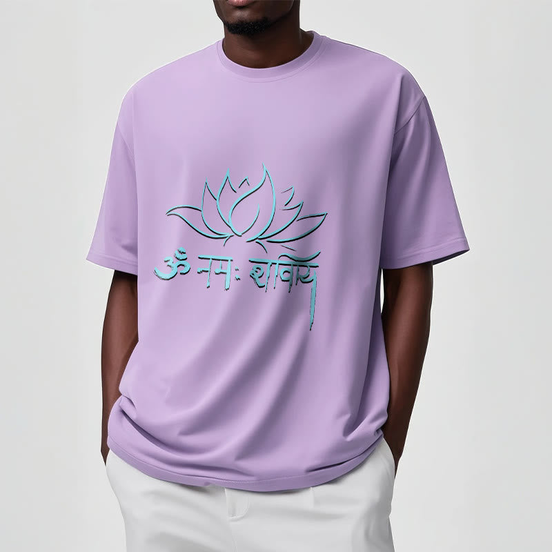T-shirt con maglietta Buddha Stones Lotus sanscrito Namah Shivaya - image 17