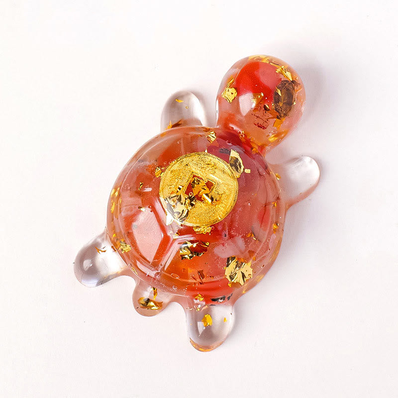 Buddha Stones, piccole, varie, cristalli, avventurina verde, ametista, tartaruga, monete di rame, portafortuna, decorazione per la casa - Agata rossa 5*3cm - image 8