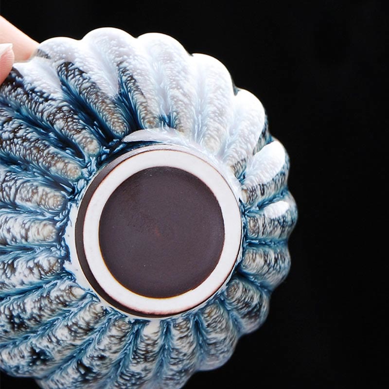 Tazza da tè in ceramica di loto Jianzhan cinese fatta a mano, piccola, motivo Buddha Stones, tazza da tè Kung Fu da 80 ml