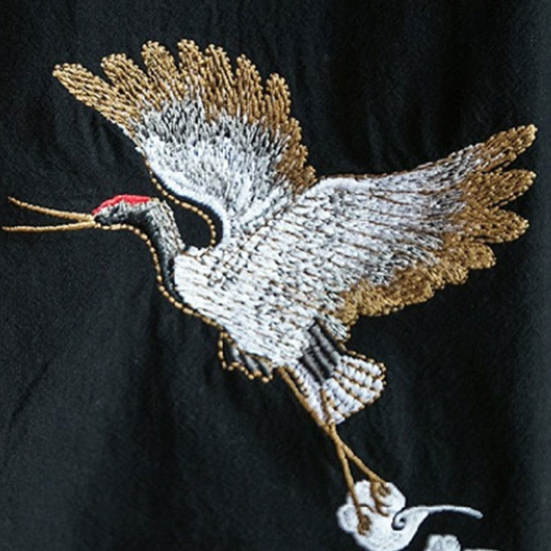 Giacca kimono da uomo a maniche a tre quarti con ricami Buddha Stones e apertura frontale. - image 17