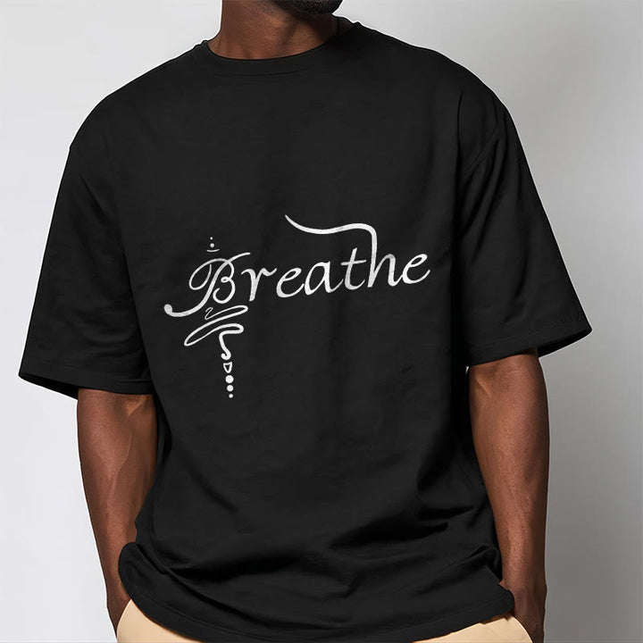 Maglietta Buddha Stones Breathe Word Tee - image 1