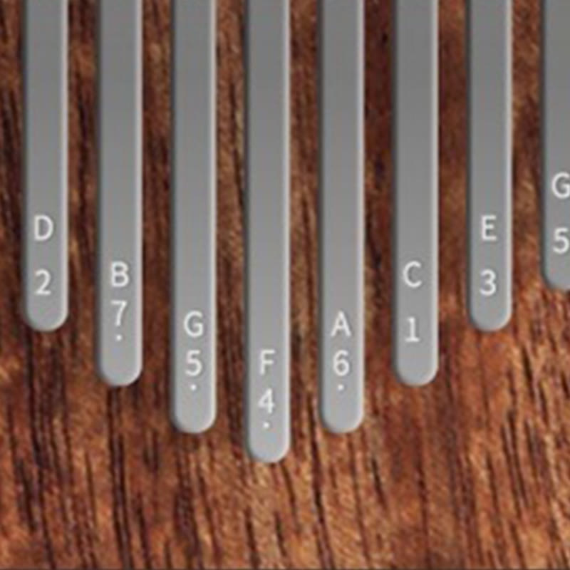 Buddha Stones Kalimba 17 tasti pianoforte a pollice in acero, acacia, legno di sapele, pianoforte portatile per dita