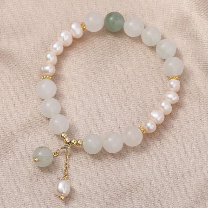Buddha Stones Tianshan Jade Pearl Abbondance