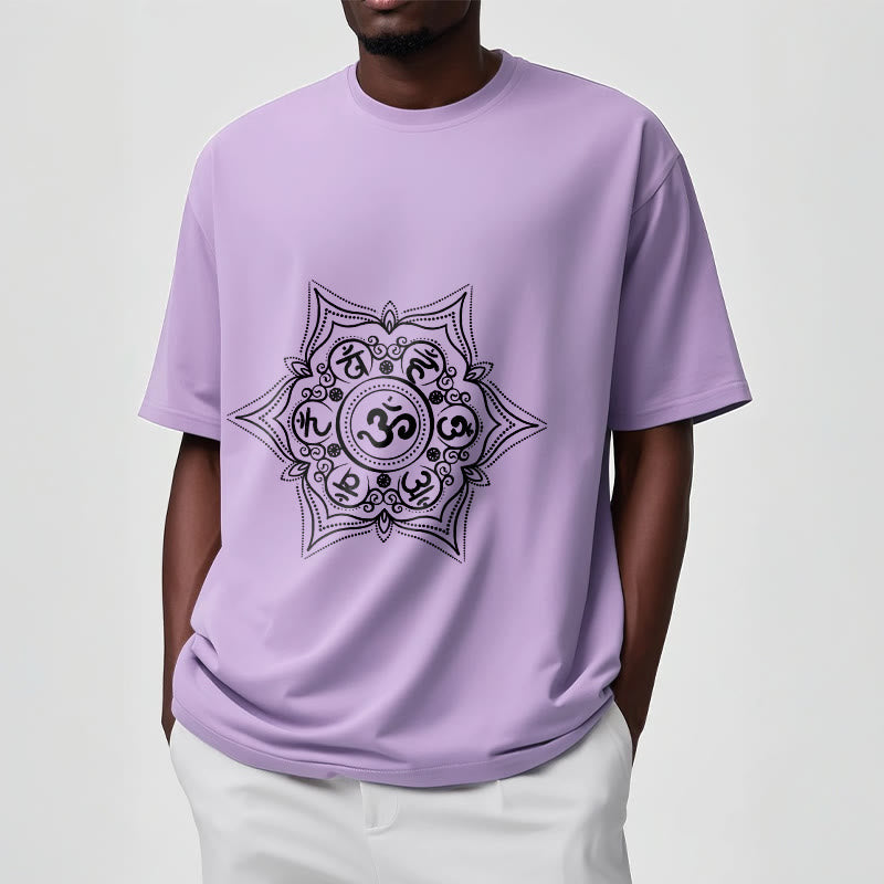 T-shirt Buddha Stones Mandala Om Mani Padme Hum Tee - image 17