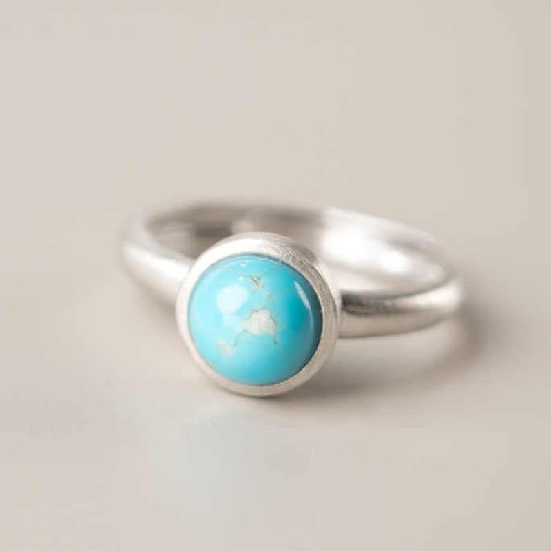 Anello regolabile con bilanciamento in argento sterling 925 naturale, lapislazzuli, turchese Buddha Stones - image 9
