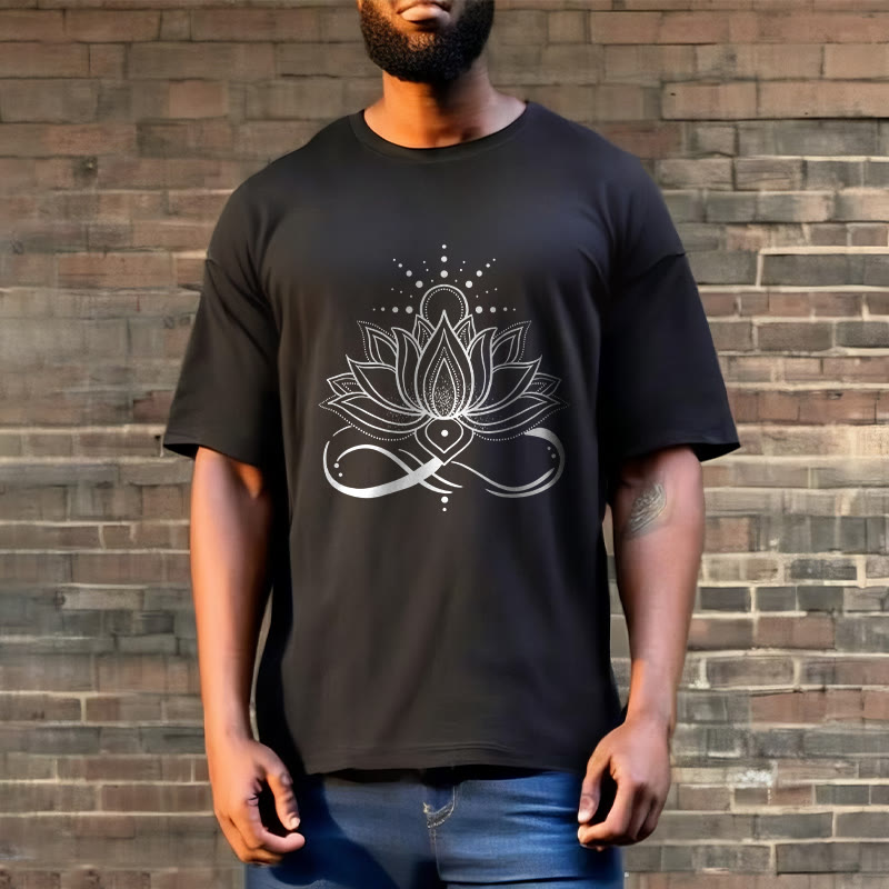 Maglietta con design di Buddha Stones Lotus Flower Sun - image 5