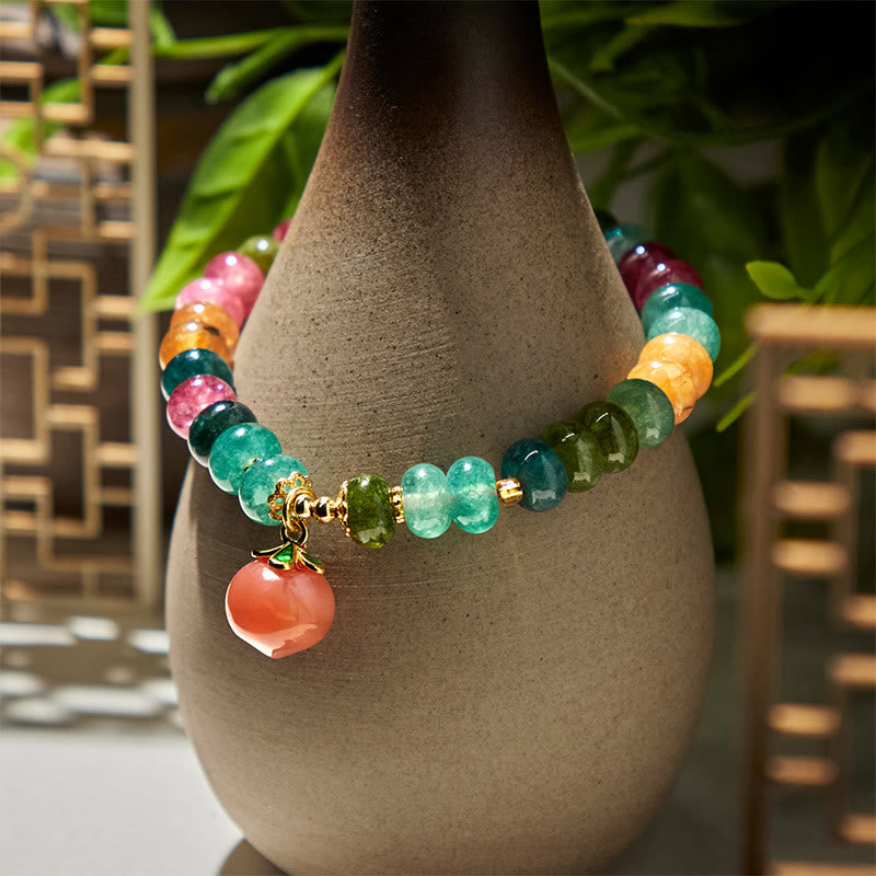 Bracciale Buddha Stones Tormalina Agata Yanyuan Pesca Positiva