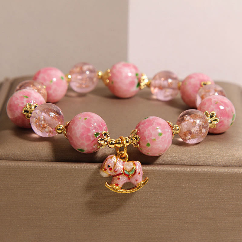 Buddha Stones Bracciale Liuli Rocking Year Of The Horse - image 2