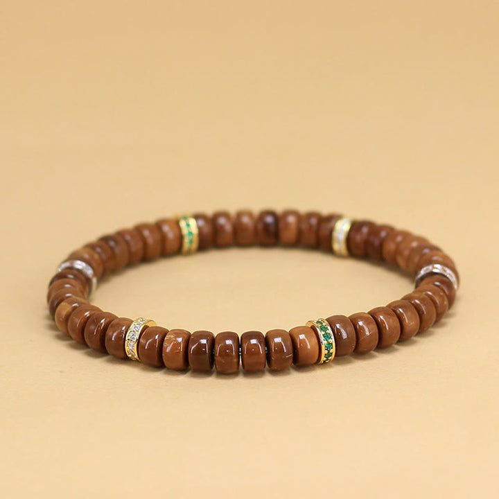 Braccialetto di protezione e fortuna con semi di Kuka Buddha Stones - image 4