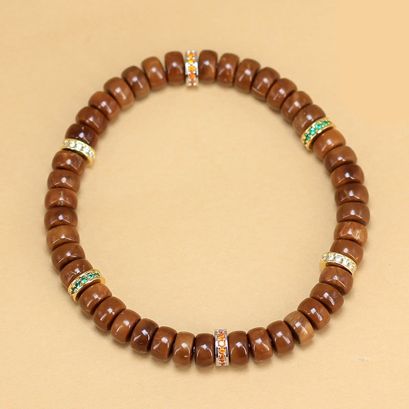 Braccialetto di protezione e fortuna con semi di Kuka Buddha Stones - image 2