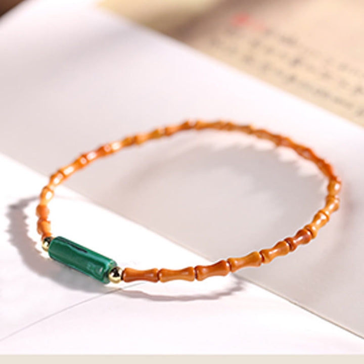 Bracciale della pace con noccioli di oliva ultra-fini Buddha Stones - image 10