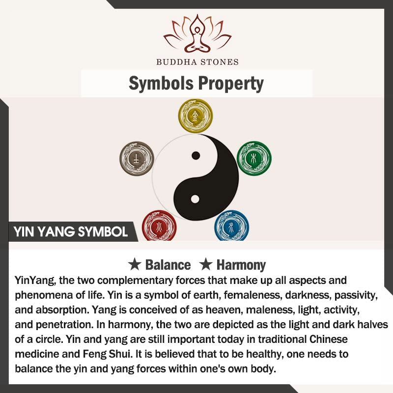 Collana con ciondolo in rame con simbolo Yin Yang Buddha Stones serpente, simbolo della ricchezza - image 6