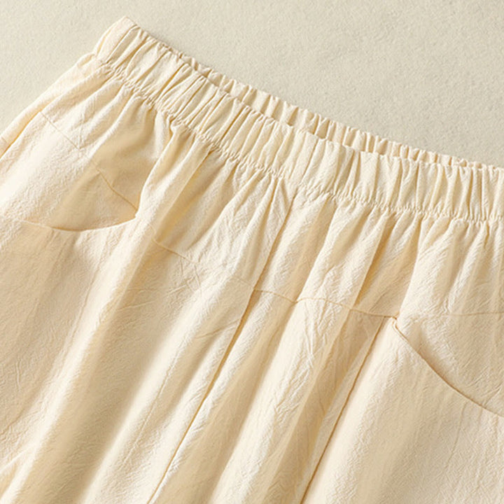 Set di abbigliamento da meditazione da donna con maglietta a maniche corte e pantaloni harem, modello Buddha Stones, composto da 2 pezzi, tinta unita, ideale per la meditazione. - image 13