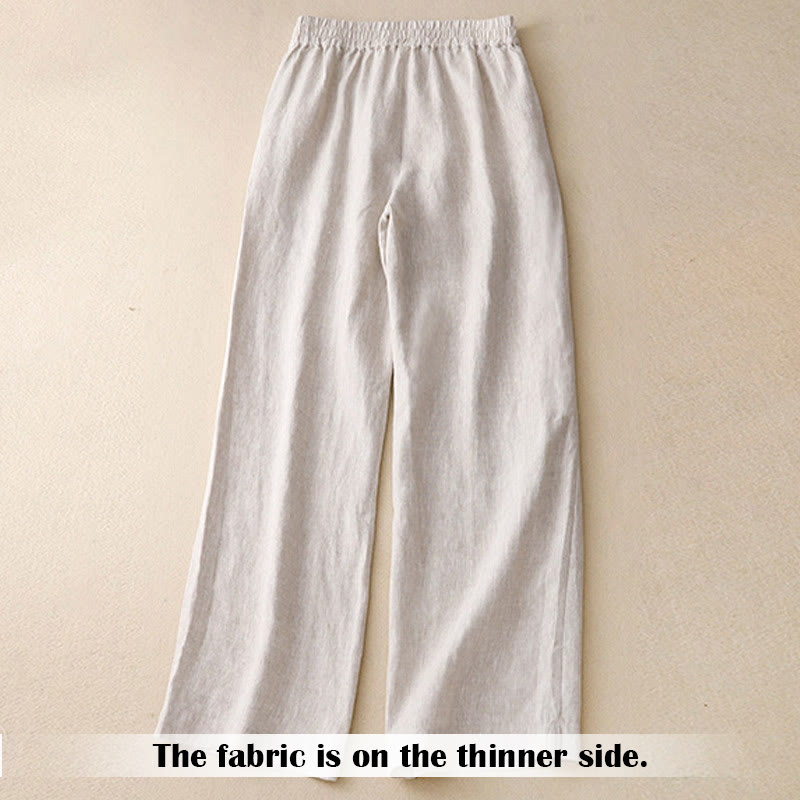 Pantaloni da donna a gamba larga con tasche e design semplice a cerniera, ispirati al modello Buddha Stones, per l'estate. - image 11