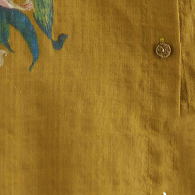 Abbigliamento in cotone con stampa floreale artistica letteraria di Buddha Stones - image 5