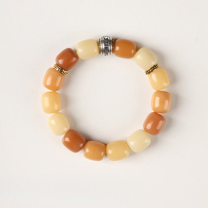 Braccialetto della pace con testa di leone, Buddha Stones , semi di Bodhi, Om Mani Padme Hum - image 8