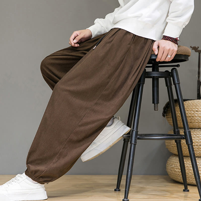 Pantaloni da uomo Buddha Stones Commute Plain, con fodera in pile termico e tasche, alla caviglia - image 21